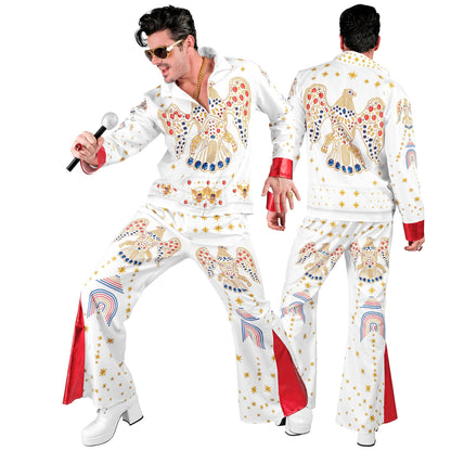 "KING OF ROCK'N'ROLL FAST COSTUME" (Oberteil, Hose) – Detailansicht