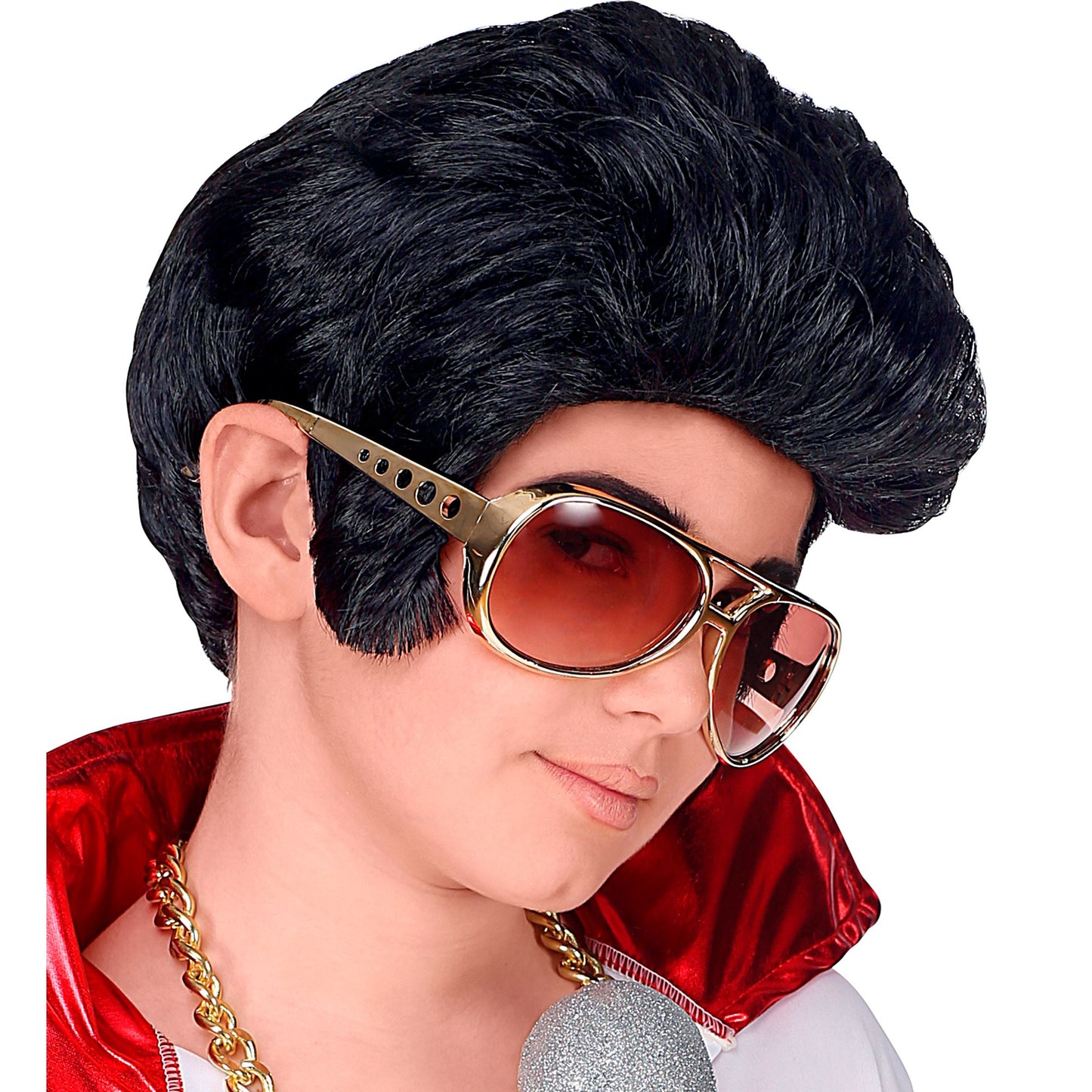 "KING OF ROCK'N'ROLL WIG" in Box – Vorderansicht