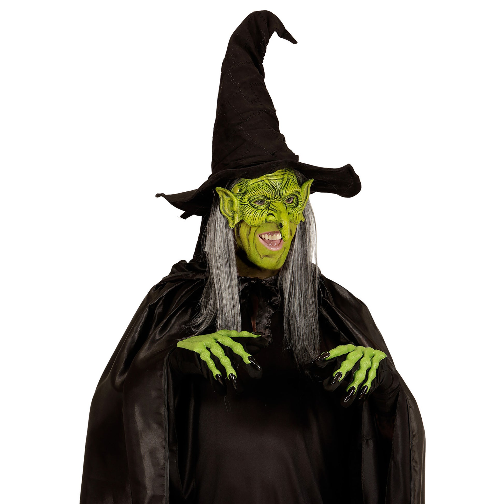 "KINNLOSE HEXENMASKE AUS SCHAUMLATEX" – Ansicht 5