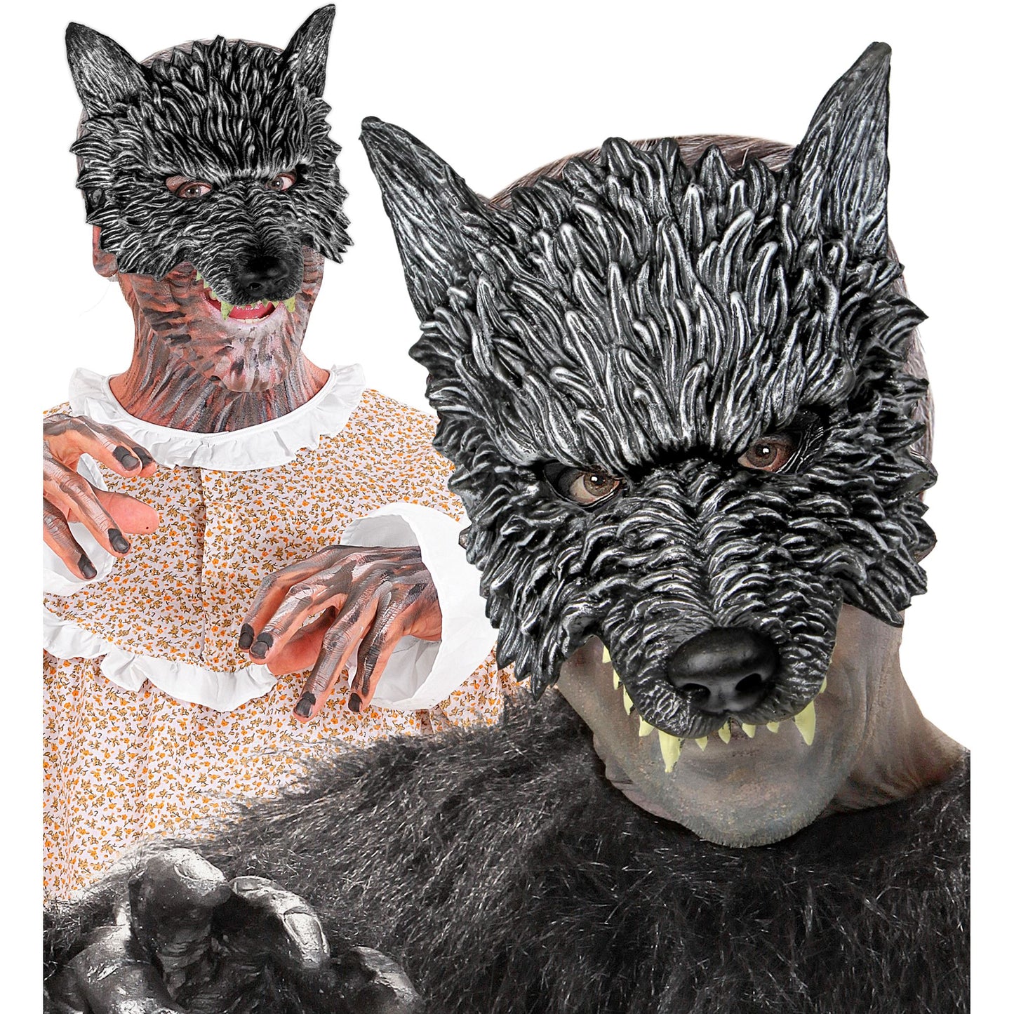 "KINNLOSE WOLFSMASKE" – Ansicht 3