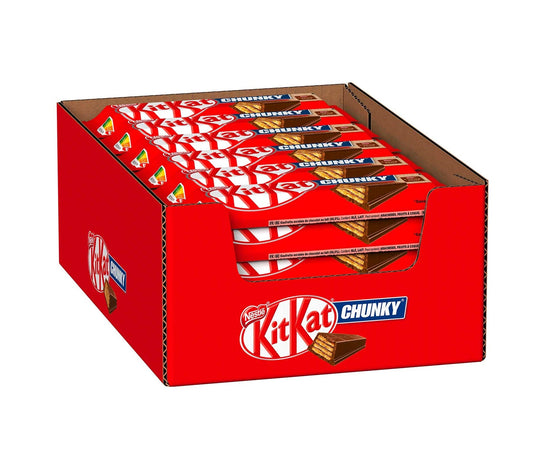 KitKat Chunky Classic 24×40g mit 24 Knusperwaffel Riegeln - Candyshop.ch