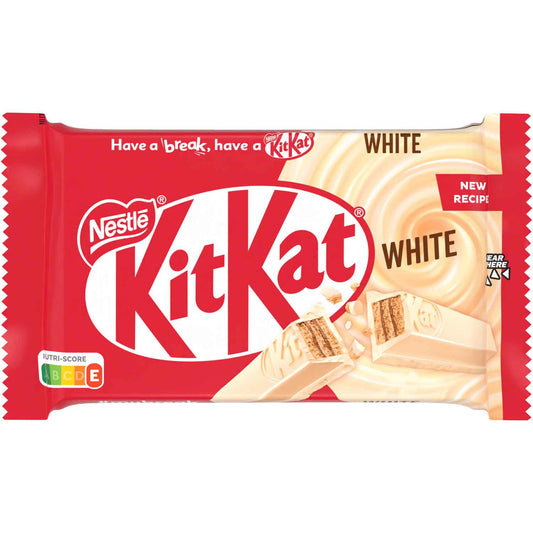 KitKat White Chocolate 24x  41,5g Knusperwaffel in weißer Schokolade - Candyshop.ch