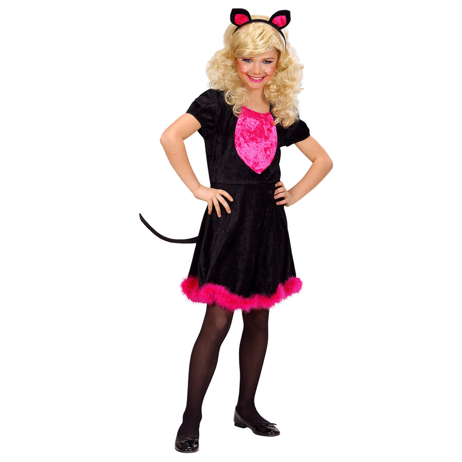 "KITTY KAT" (Kleid mit Schwanz, Ohren) – Vorderansicht