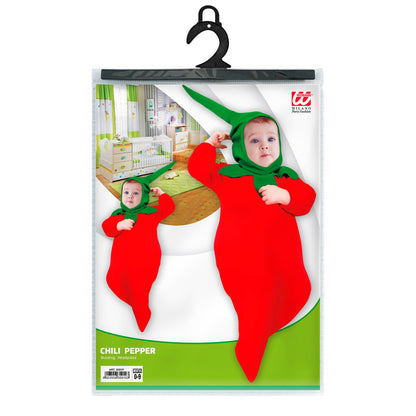 "KLEINE CHILISCHOTE" (Schlafsack, Kopfbedeckung) – Detailansicht