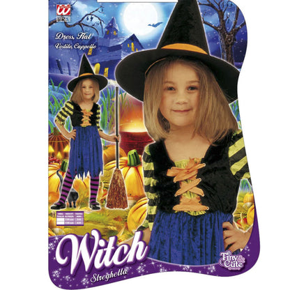 "KLEINE HEXE" aus Samt (Kleid, Hut) – Ansicht 4