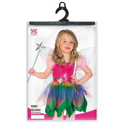 "KLEINE REGENBOGENFEE" (Kleid, Flügel) – Detailansicht