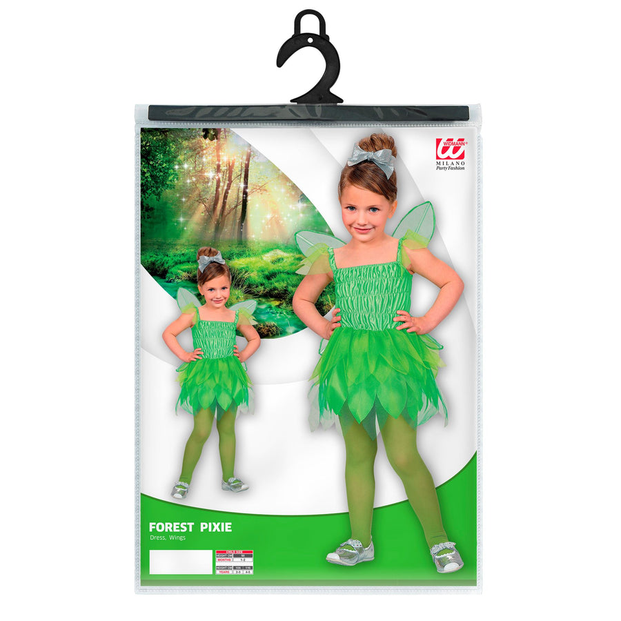 "KLEINE WALDFEE" (Kleid, Flügel) – Detailansicht
