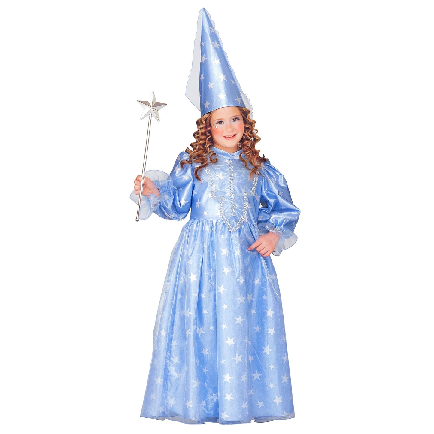 "KLEINE ZAUBER FEE" sort. rosa und hellblau (Kleid, Hut mit Schleier) – Ansicht 3