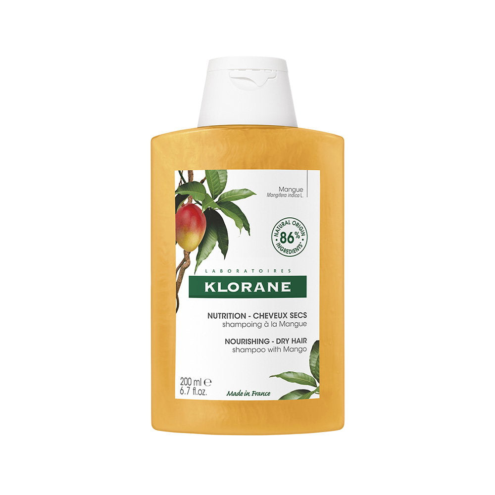 Klorane Klorane, Mango Butter Nutrition, Mango-Butter, Haarshampoo, Nähren, 200 ml Regular