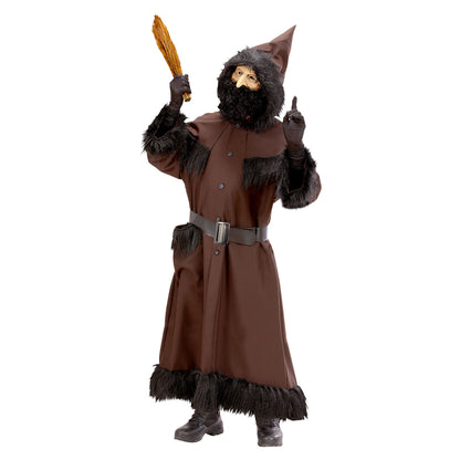 "KNECHT RUPRECHT" (Kasack mit Kapuze, Gürtel) – Detailansicht