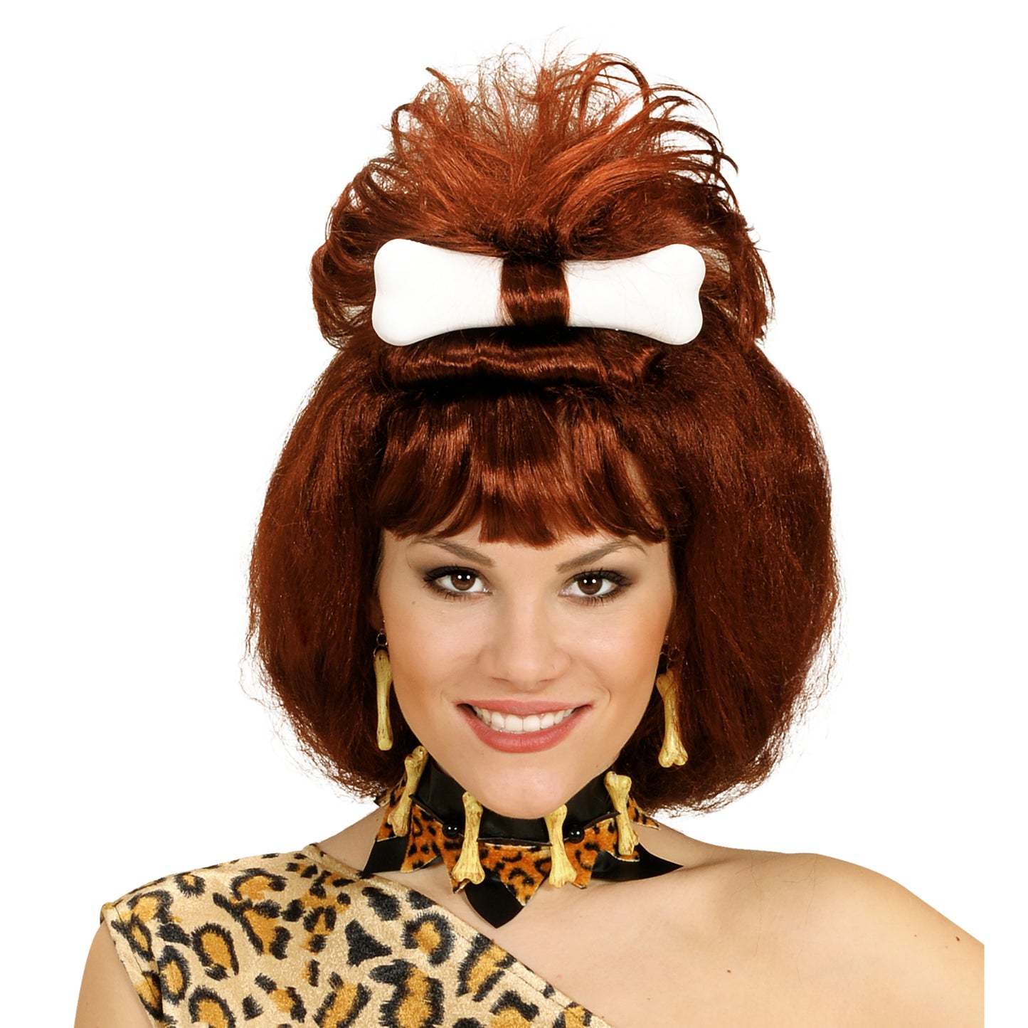 "KNOCHENKETTE MIT LEOPARDENMUSTER" – Ansicht 3