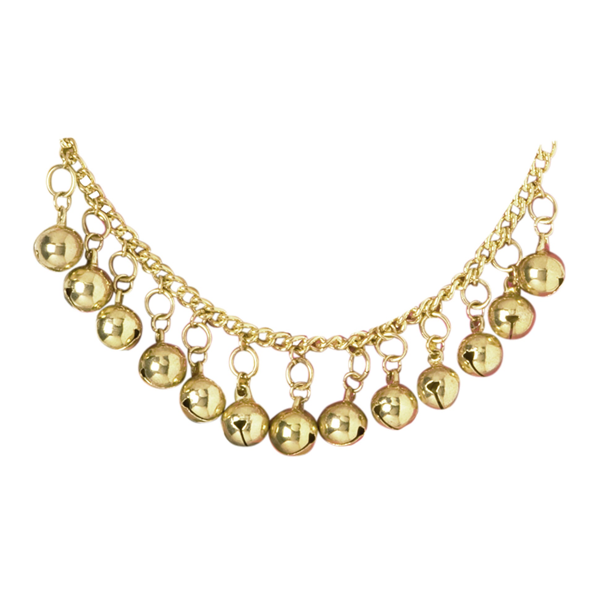 "KNÖCHELBAND MIT GOLDENEN GLÖCKCHEN" – Vorderansicht