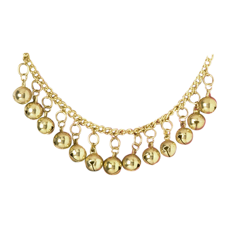 "KNÖCHELBAND MIT GOLDENEN GLÖCKCHEN" – Vorderansicht
