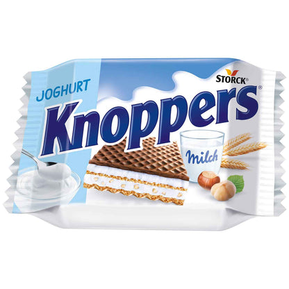 Knoppers Joghurt 24er Waffelschnitten mit Joghurtcreme Füllung – Produktbild – Detailansicht