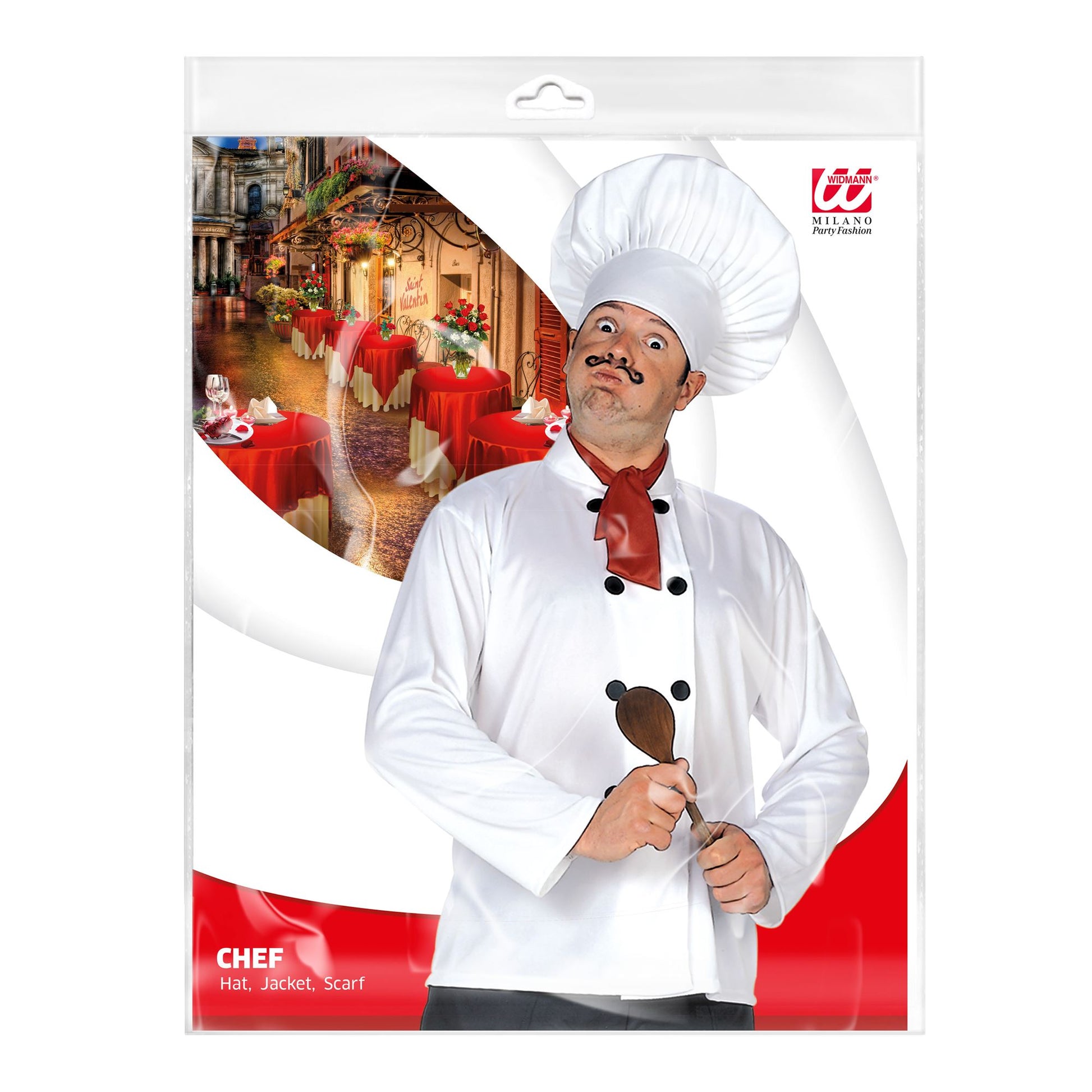 "KOCH" Dress- Up- Set (Mütze, Jacke, Halstuch) – Detailansicht