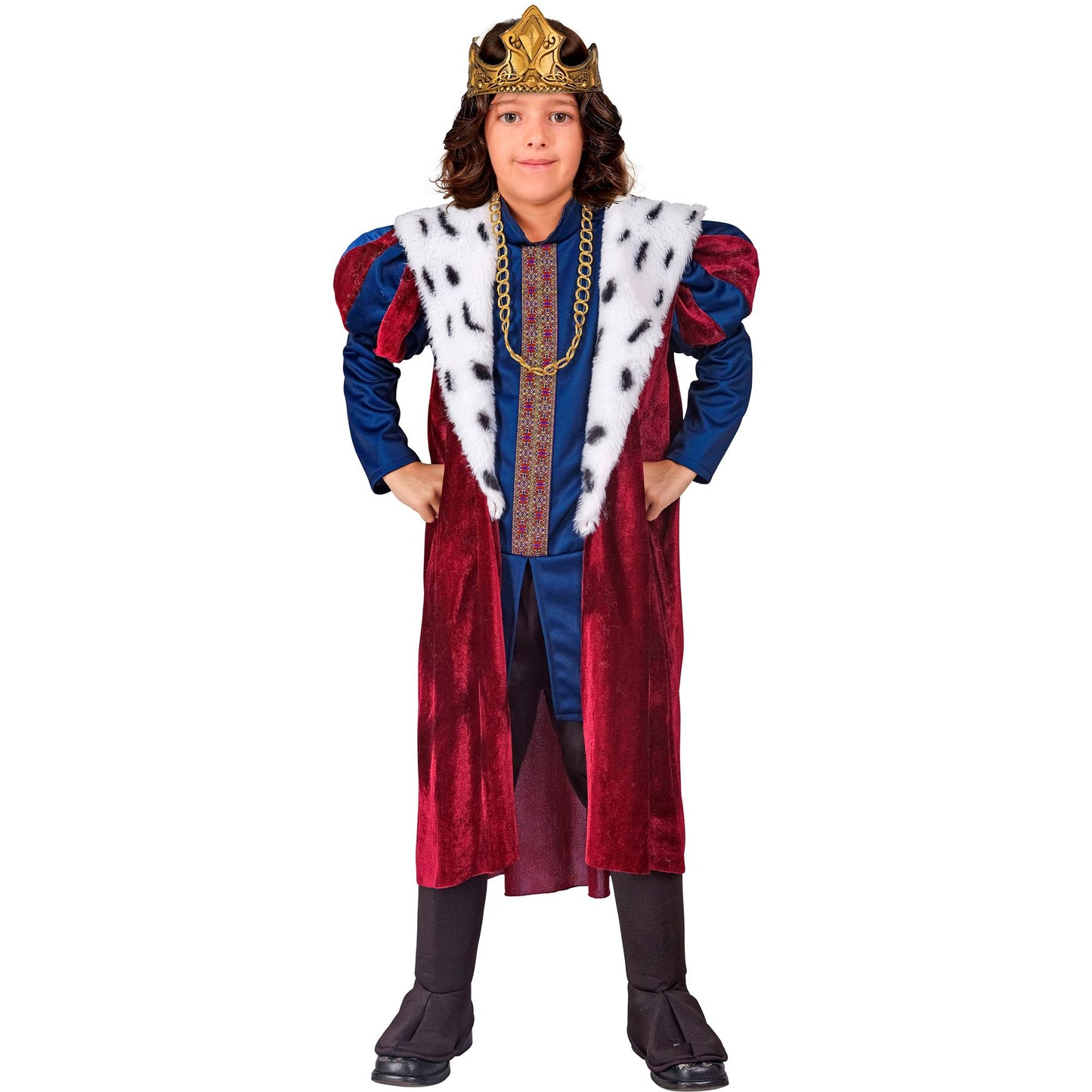 "KÖNIG" (Jacke, ärmelloser Mantel, Kette, Krone) – Ansicht 3