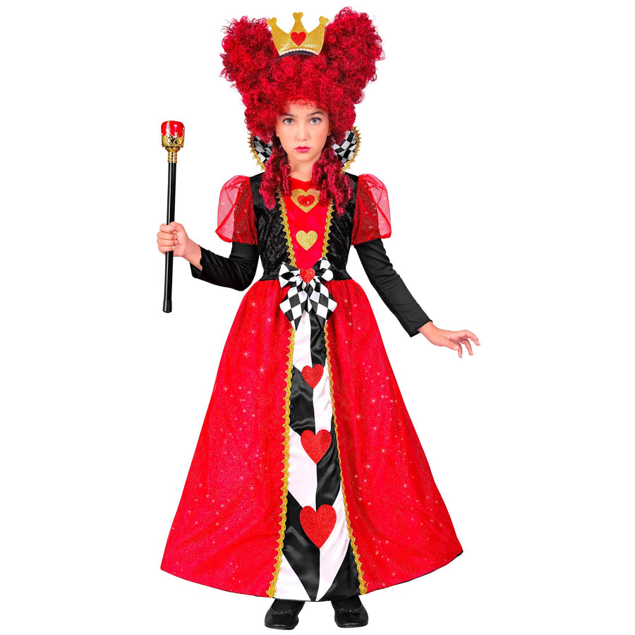 "KÖNIGIN DER HERZEN" (Kleid, Krone) – Detailansicht