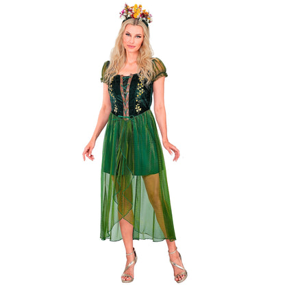 "KÖNIGIN DER WÄLDER" (Kleid, Haarreif) – Ansicht 3