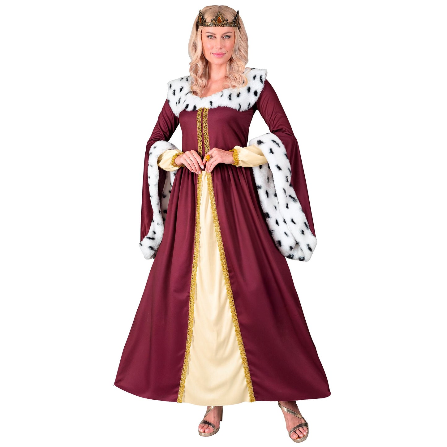 "KÖNIGIN" (Kleid, Krone) – Detailansicht