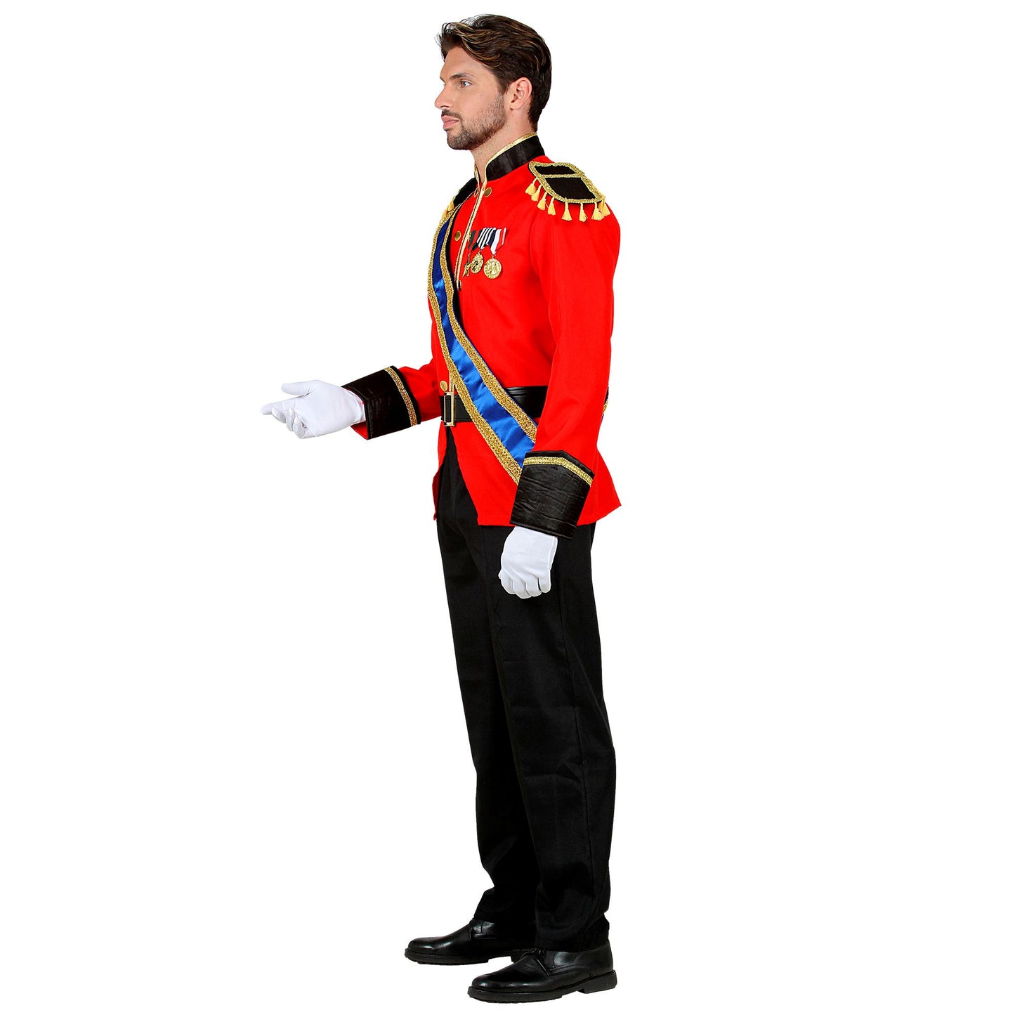 "KÖNIGLICHER PRINZ" (Jackett mit Schärpe, Hose, Gürtel, Handschuhe) – Ansicht 3