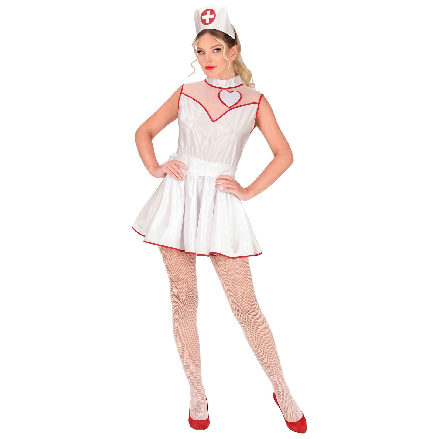 "KRANKENSCHWESTER" (Kleid, Gürtel,Kopfbedeckung) – Ansicht 3