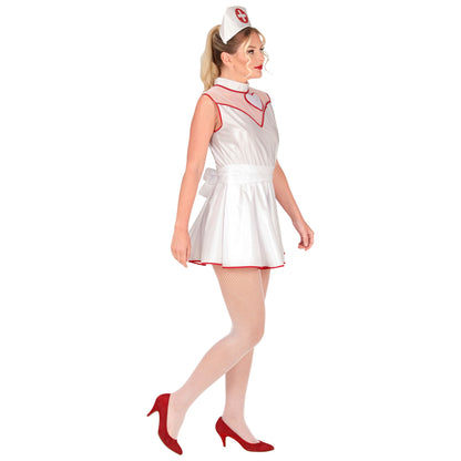 "KRANKENSCHWESTER" (Kleid, Gürtel,Kopfbedeckung) – Ansicht 4