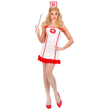 "KRANKENSCHWESTER" (Kleid, Haube) – Detailansicht