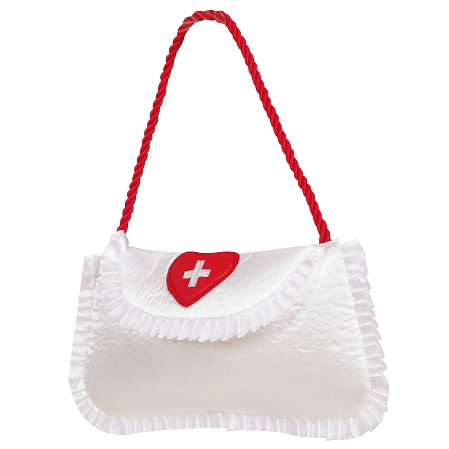 "KRANKENSCHWESTERTASCHE" satin – Vorderansicht