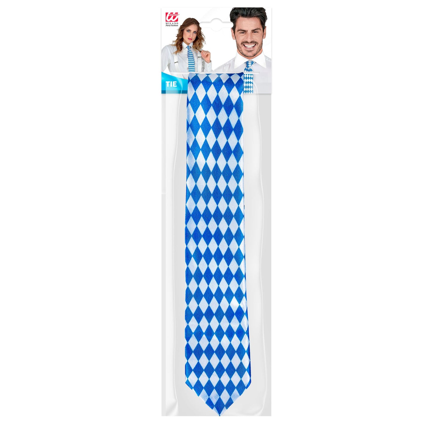 "KRAWATTE BAYRISCH" Satin – Detailansicht