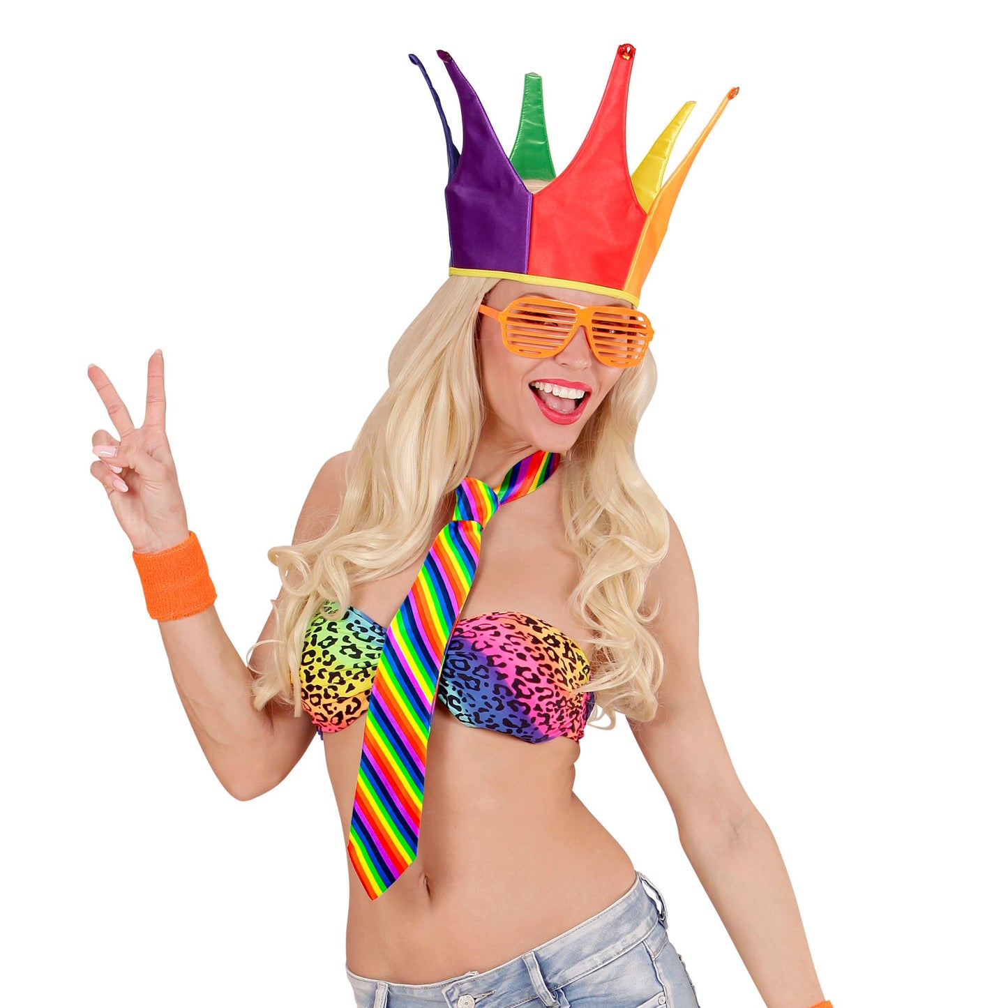 "KRAWATTE REGENBOGEN" aus Satin – Ansicht 3