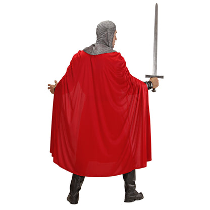 "KREUZRITTER" (langer Kasack, Hose, Gürtel, Armbänder, Helm, Stiefelüberzieher, Umhang) – Ansicht 3