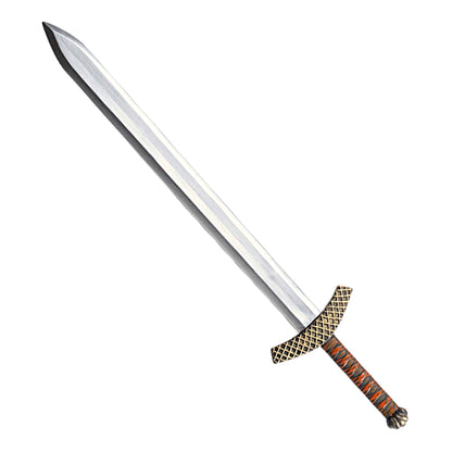 "KREUZSCHWERT" metallisch - 86 cm – Vorderansicht