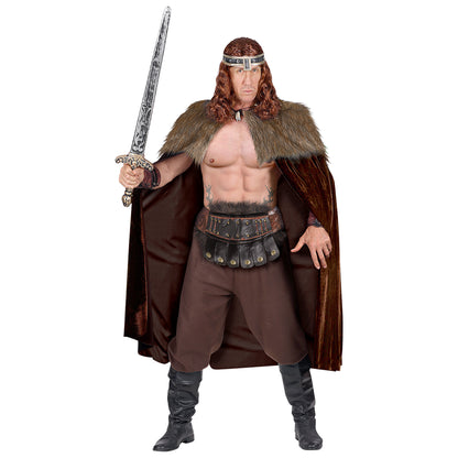 "KRIEGER" (Umhang mit Pelerine aus Fell) - 125 cm – Ansicht 5
