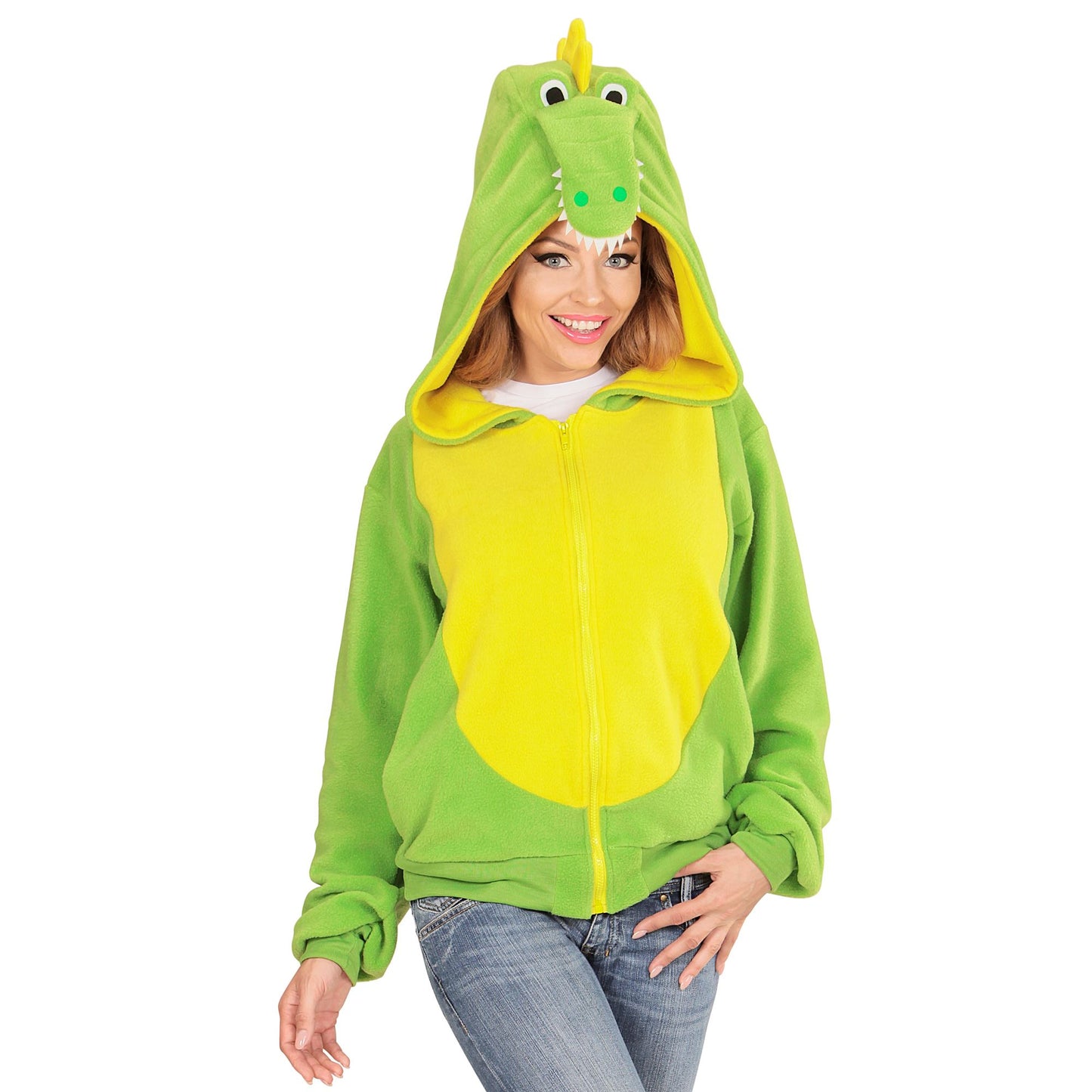"KROKODIL" (Fleecejacke mit Kapuze) – Ansicht 3