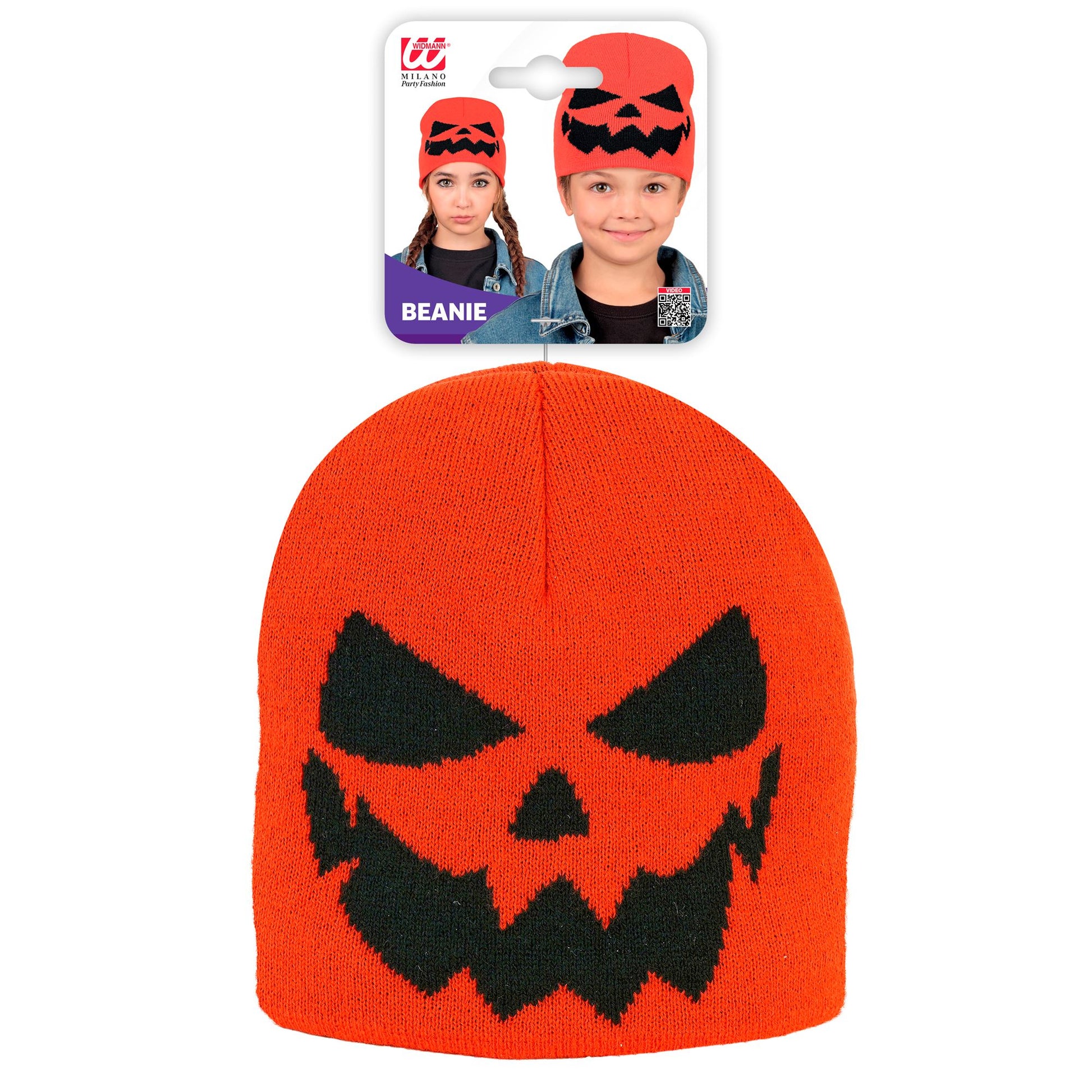 "KÜRBIS BEANIE MÜTZE" in Kindergröße – Detailansicht