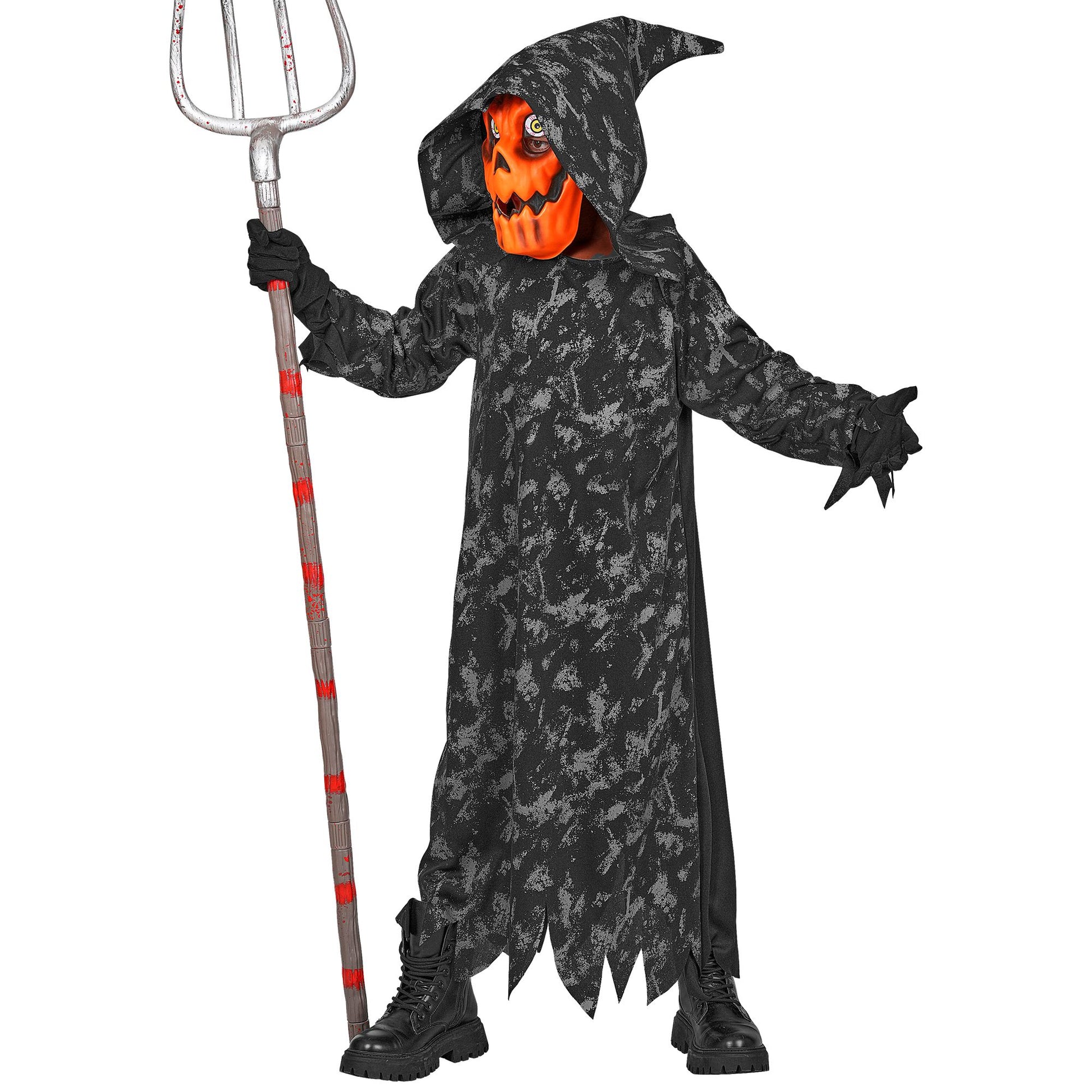 "KÜRBIS SENSEMANN" (Robe mit Kapuze, Maske) – Ansicht 3