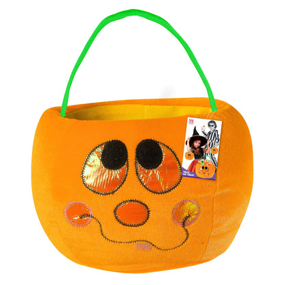 "KÜRBISBEUTEL TRICK & TREAT" 20x14 cm – Detailansicht