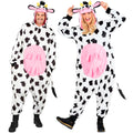 "KUH ONESIE PLÜSCHKOSTÜM" (Overall mit Kapuze) – Vorderansicht