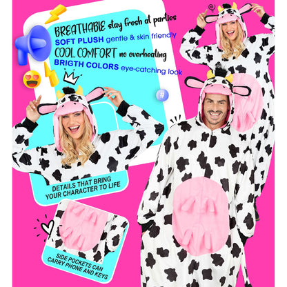 "KUH ONESIE PLÜSCHKOSTÜM" (Overall mit Kapuze) – Ansicht 6