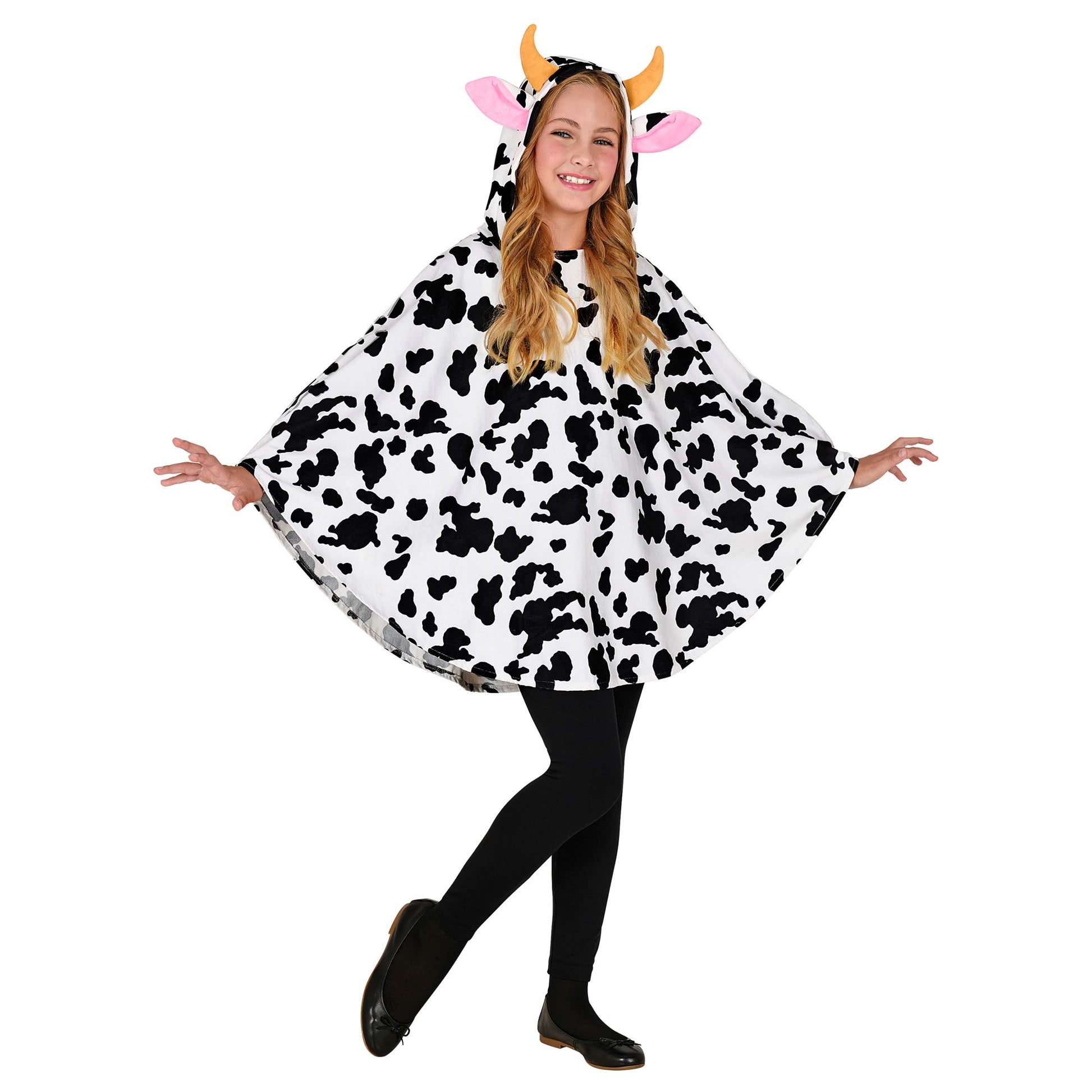 "KUH" (Poncho mit Kapuze) – Ansicht 3