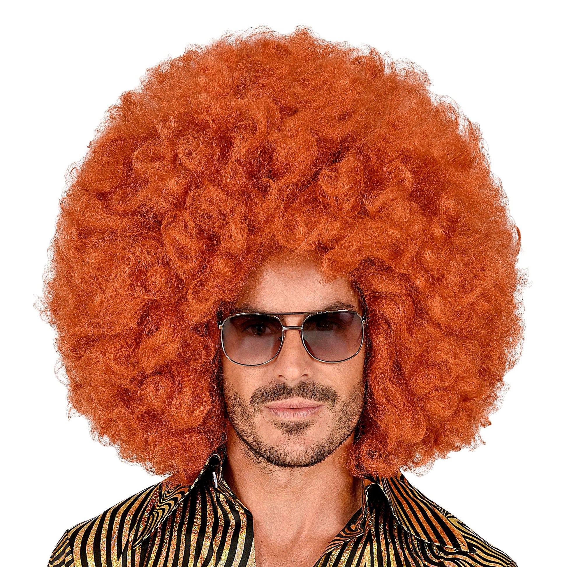 "KUPFERFARBENE ÜBERGROSSE AFRO PERÜCKE" in Box – Ansicht 3