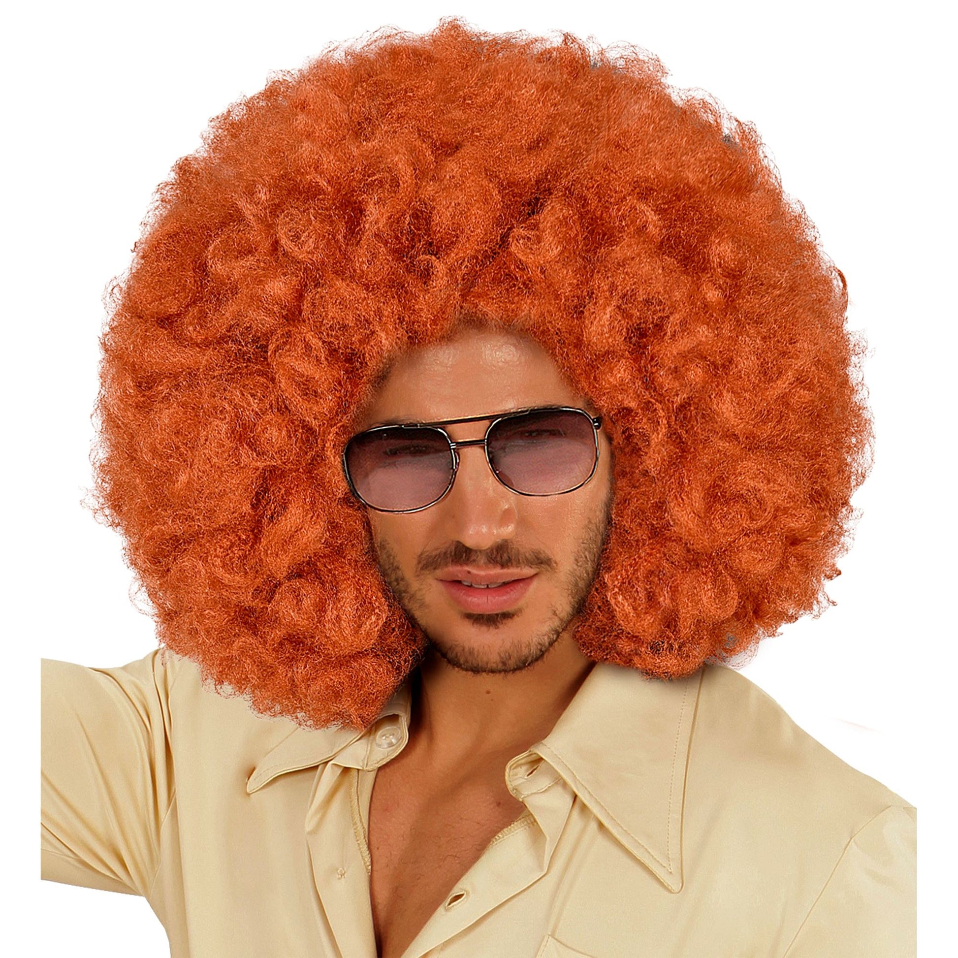 "KUPFERFARBENE ÜBERGROSSE AFRO PERÜCKE" in Box – Ansicht 4