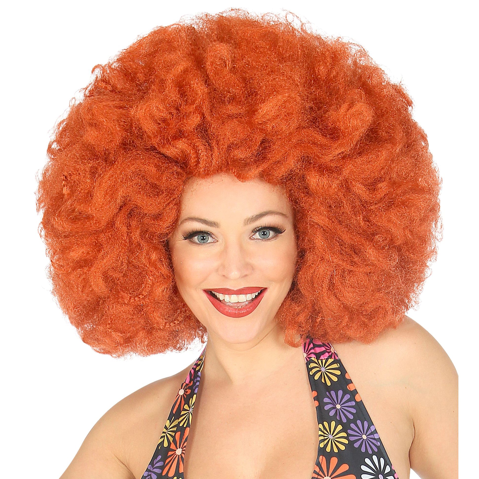 "KUPFERFARBENE ÜBERGROSSE AFRO PERÜCKE" in Box – Ansicht 5