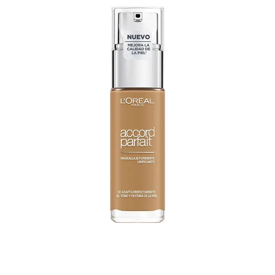 L`Oreal Paris L'Oreal Paris, Accord Parfait, Flüssige Grundierung, 10 T/W, Tiefgold, 30 ml Regular