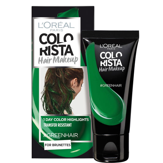 L`Oreal Paris L'Oreal Paris, Colorista Hair Makeup, Semi-permanente Haarfarbe, #GREENHAIR, 30 ml Regular