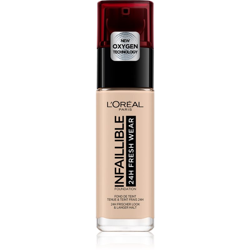L`Oreal Paris L'Oreal Paris, Infaillible 24H Matte, Hydratisierend, Flüssige Grundierung, 140, Goldbeige, SPF 25, 30 ml Regul