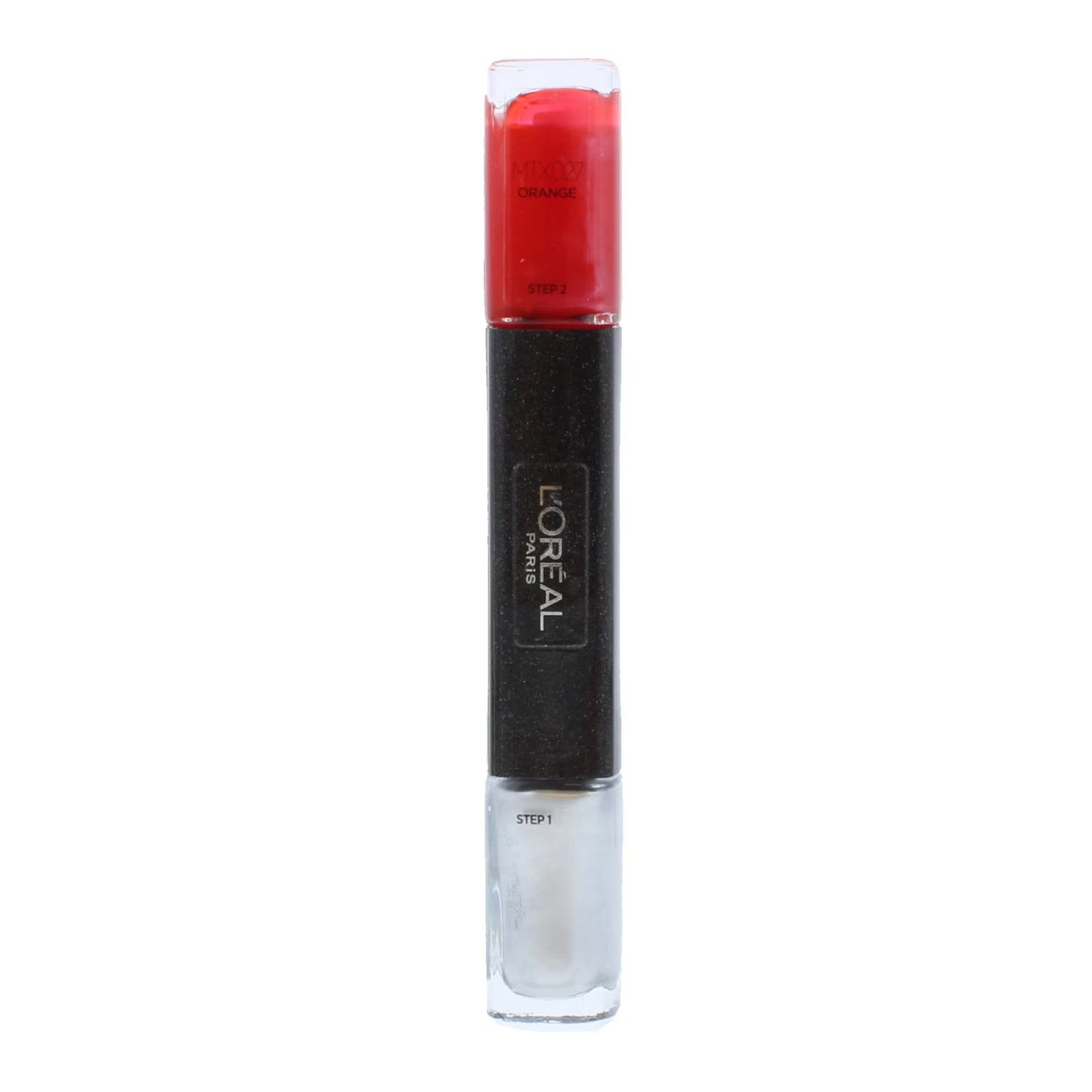 L'Oreal Paris, Infallible, Gel-Effekt, Nagellack 2-in-1, MTX 027, Orange, 2 x, 5 ml
