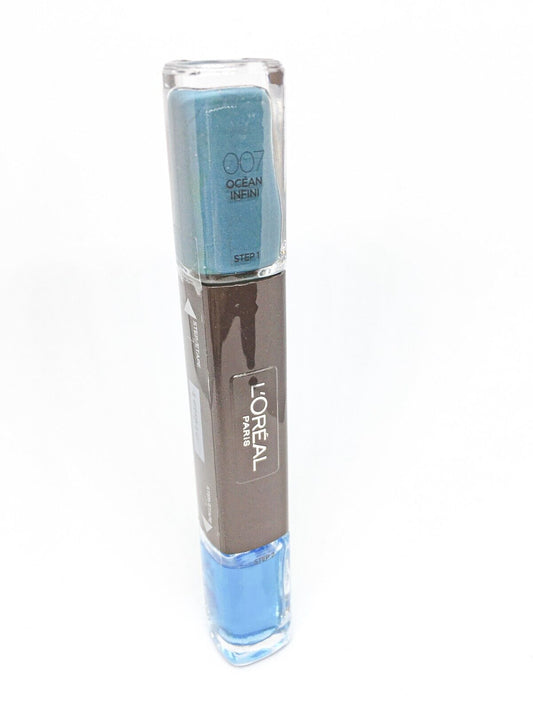 L`Oreal Paris L'Oreal Paris, Infallible, Nagellack 2-in-1, 007, Ozean Unendlich, 2 x, 5 ml Regular