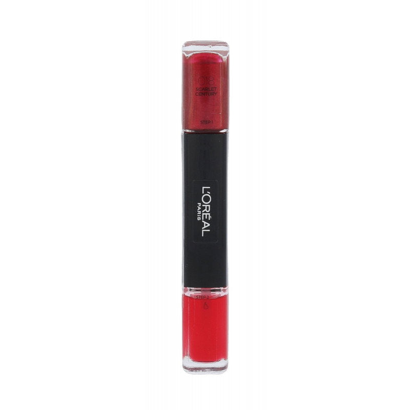 L`Oreal Paris L'Oreal Paris, Infallible, Nagellack 2-in-1, 018, Scharlachrotes Jahrhundert, 2 x, 5 ml Regular