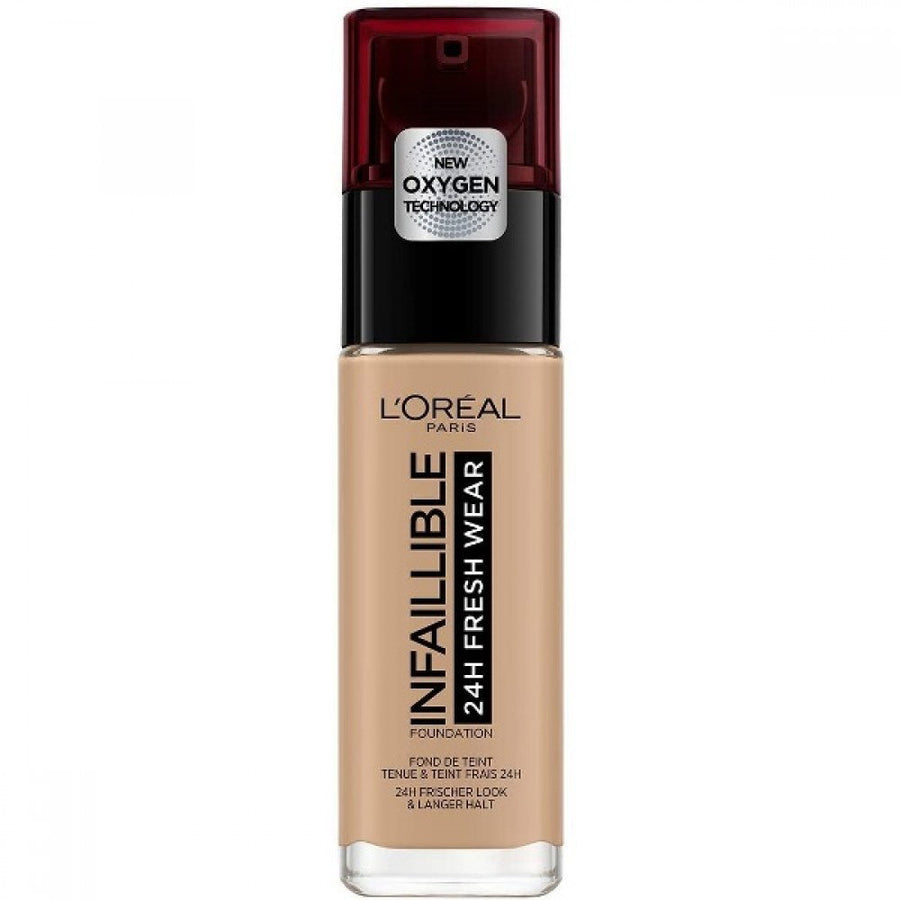 L`Oreal Paris L'Oreal Paris, L'Oreal Paris Infaillible 24H, Flüssige Grundierung, 220 Sand, SPF 25, 30 ml Regular